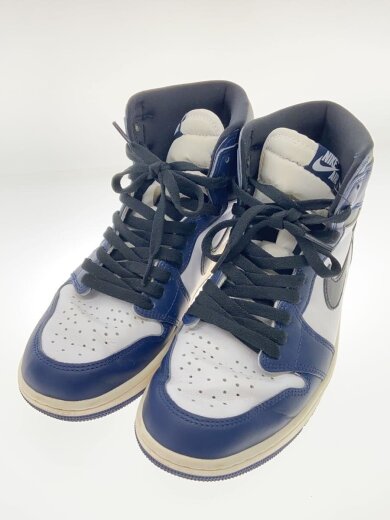 商品画像：ハイカットスニーカー/27cm/NVY/レザー 2
