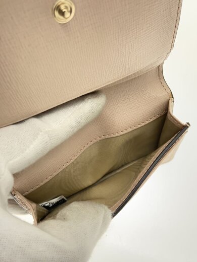 商品画像：カードケース/レザー/BEG/無地/レディース// 5