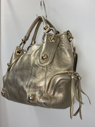 商品画像：ショルダーバッグ/レザー/GLD/無地 2