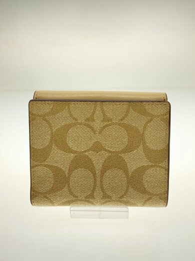 商品画像：3つ折り財布/レザー/BEG/総柄/レディース// 2