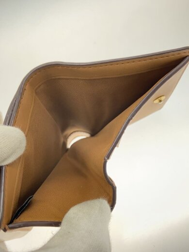 商品画像：3つ折り財布/レザー/BEG/総柄/レディース// 6