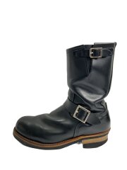 エンジニアブーツ/UK7.5/BLK/牛革