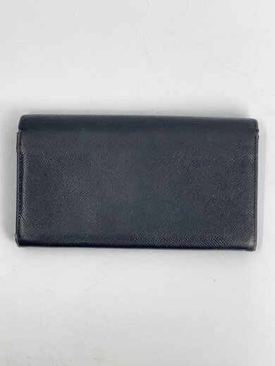 商品画像：長財布/レザー/BLK/無地/メンズ 2