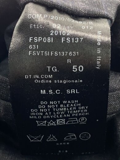 商品画像：スラックスパンツ/50/コットン/BLK/ストライプ 5