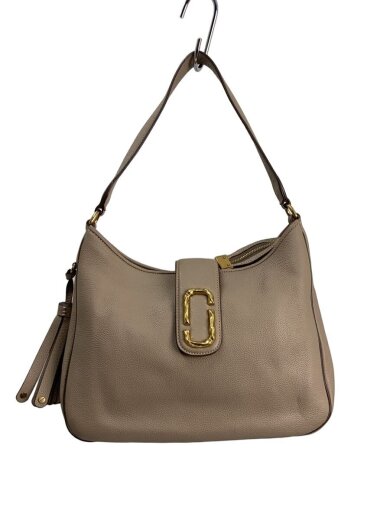 商品画像：インターロックスモールレザーホーボバッグ/レザー/CRM/無地 1