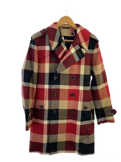 商品画像：トレンチコート/M/ウール/RED/51B30-209-44 1