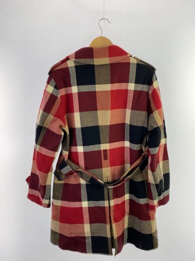 商品画像：トレンチコート/M/ウール/RED/51B30-209-44 2