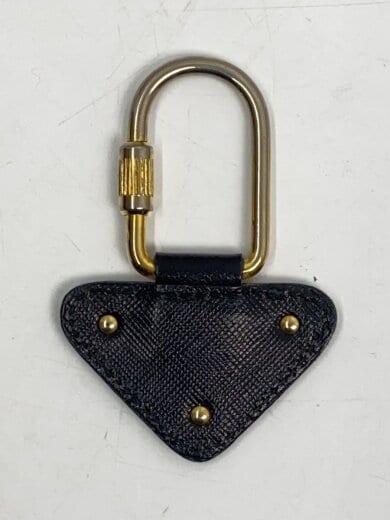 商品画像：キーホルダー/レザー/BLK/無地/メンズ 2