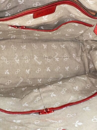 商品画像：トートバッグ/レザー/RED/無地 6