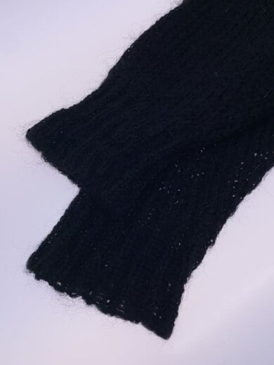 商品画像：カーディガン(厚手)/--/モヘア/BLK 5