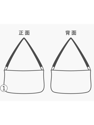 商品画像：ショルダーバッグ/レザー/BLK/無地 8