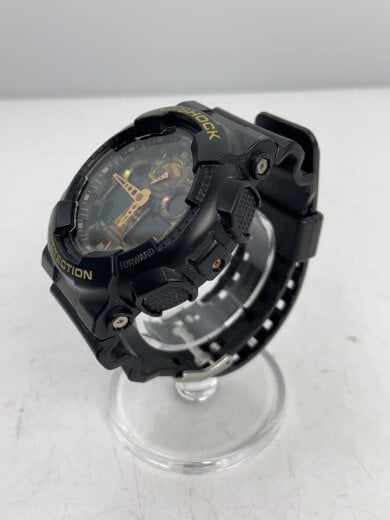 商品画像：クォーツ腕時計/アナログ/ラバー/マルチカラー/BLK/プラスチック/GA-100CF 2