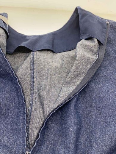 商品画像：デニムワイドオールインワンノースリーブワンピース/gaa6-24s004 3