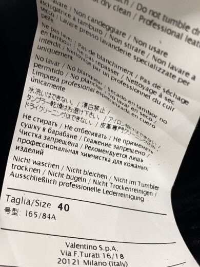 商品画像：ダブルライダースジャケット/40/レザー/BLK/無地 4