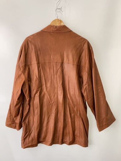 商品画像：レザージャケット・ブルゾン/FREE/レザー/BRW/無地 2