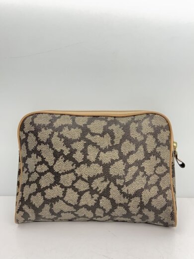 商品画像：セカンドバッグ/レザー/GRY/総柄 3