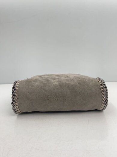 商品画像：使用感有/ショルダーバッグ/スウェード/GRY 4