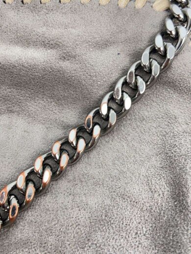 商品画像：使用感有/ショルダーバッグ/スウェード/GRY 7