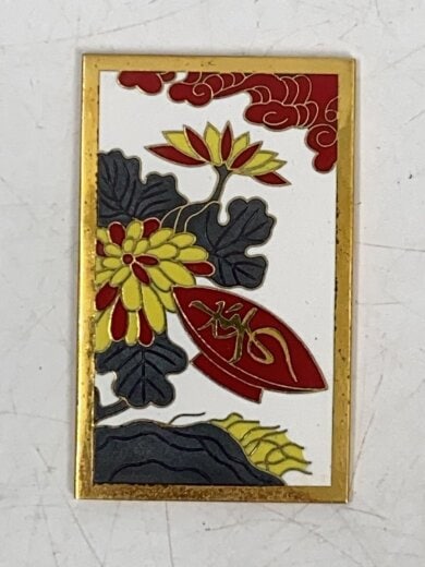 商品画像：花かるたメダル/メッキ/インテリア雑貨 6