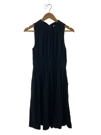 商品画像：タグ付き/ノースリーブワンピース/4/ポリエステル/BLK 1