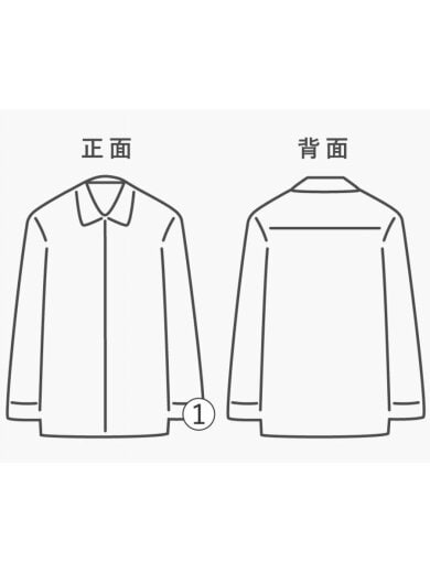 商品画像：長袖シャツ/--/コットン/BLK// 7