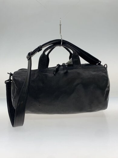 商品画像：ボストンバッグ/レザー/BLK/無地 3