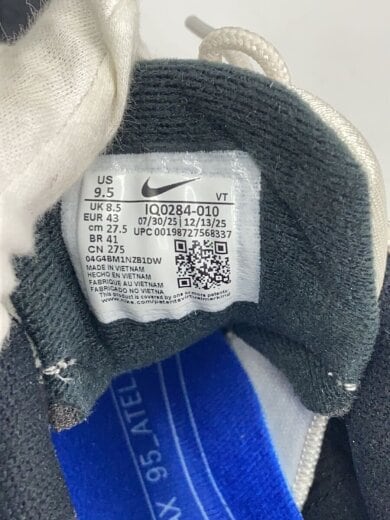 商品画像：エアマックス95/ビックバブル/ローカットスニーカー/27.5cm/WHT/コットン/IQ284-010 5