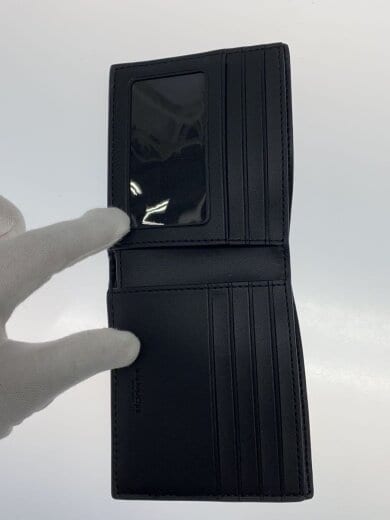 商品画像：2つ折り財布/レザー/BLK/メンズ// 4