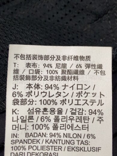 商品画像：ナイロンジャケット/M/ナイロン/BLK/HM7152-013 4