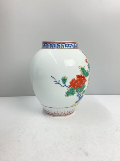 商品画像：有田焼/染錦花鳥/壷・花瓶// 2