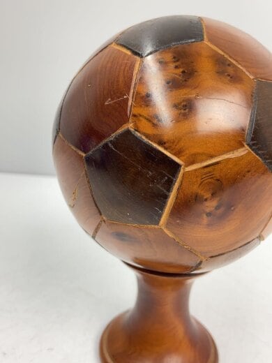 商品画像：インテリア雑貨/BRW/サッカーボール/木製// 6