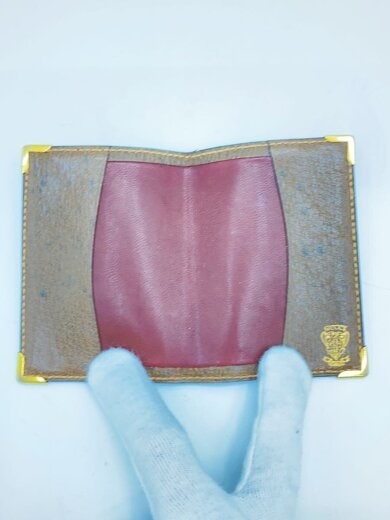 商品画像：カードケース/レザー/BRW/総柄/メンズ 4