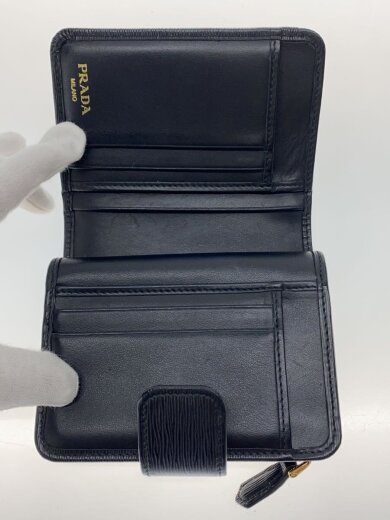 商品画像：2つ折り財布/--/BLK/メンズ/1ML018 4