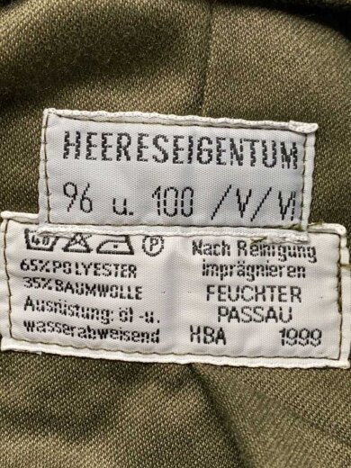 商品画像：HEERESEIGENTUM/オーストラリア軍/ミリタリージャケット/--/ポリエステル/GRN 3