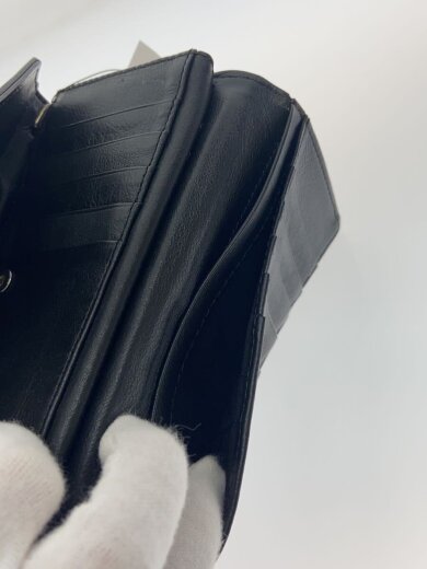 商品画像：長財布/レザー/BLK/無地/レディース 6