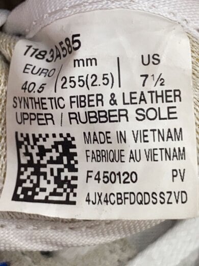 商品画像：DELEGATION CHUNK/ローカットスニーカー/25.5cm/WHT/1183A585 5