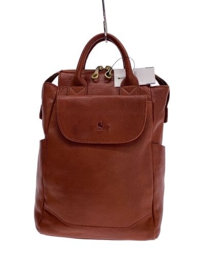 商品画像：リュック/レザー/BRW/無地 1