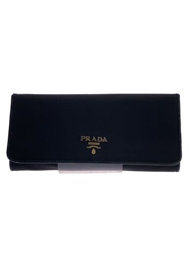 商品画像：長財布/ナイロン/BLK/無地/レディース 1