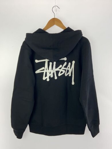 商品画像：ジップパーカー/S/コットン/BLK/無地 2