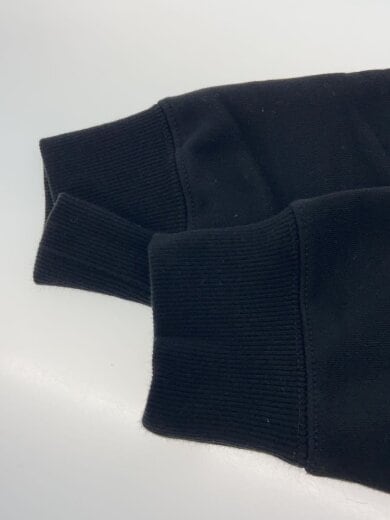 商品画像：ジップパーカー/S/コットン/BLK/無地 5