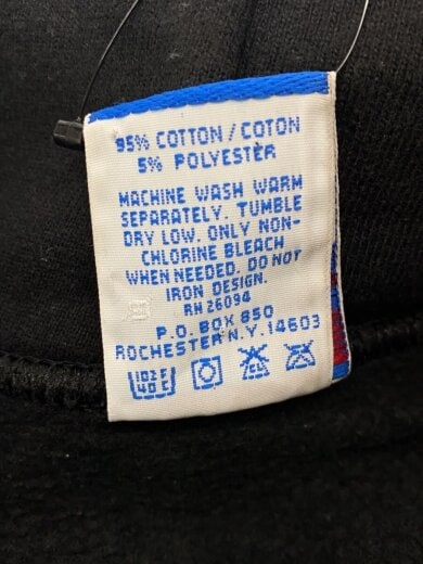 商品画像：90S/パーカー/L/コットン/BLK/無地 4