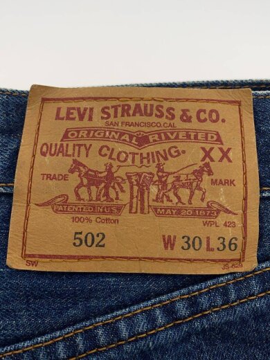 商品画像：BIGE/90s/J09/日本製/ボトム/30/コットン/IDG/無地/502-XX 4