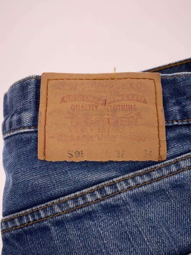 商品画像：W32L34/ボタン裏J22/90s/ボトム/32/コットン/IDG/無地/505 4