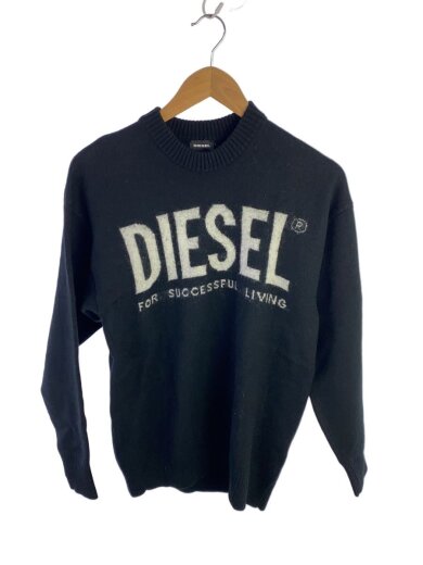 商品画像：ニット・セーター(薄手)/M/コットン/BLK 1