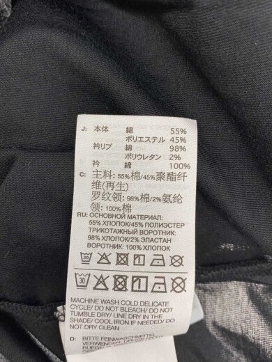 商品画像：ポロシャツ/S/コットン/BLK/JN4877 5