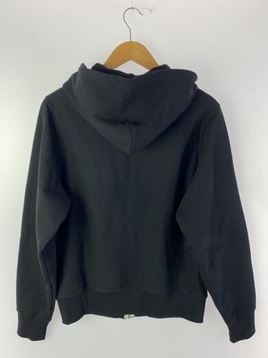 商品画像：ジップパーカー/S/コットン/BLK/25-070-122-0015-3-0 2