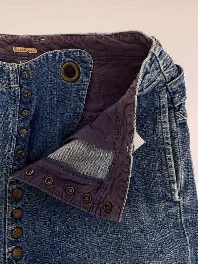 商品画像：デニムピエロパンツ/ボトム/3/コットン/IDG 3