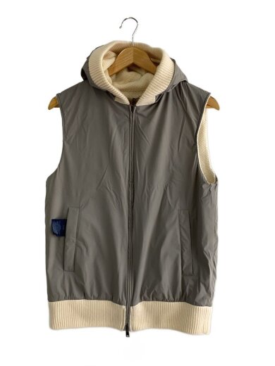 商品画像：リバーシブルベスト/46/ナイロン×ウール/WHT/MC00007UR 70083 WH 1010 1