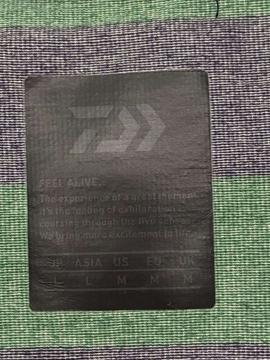 商品画像：Tシャツ/L/ポリエステル/GRN/ストライプ/BE-36024 3