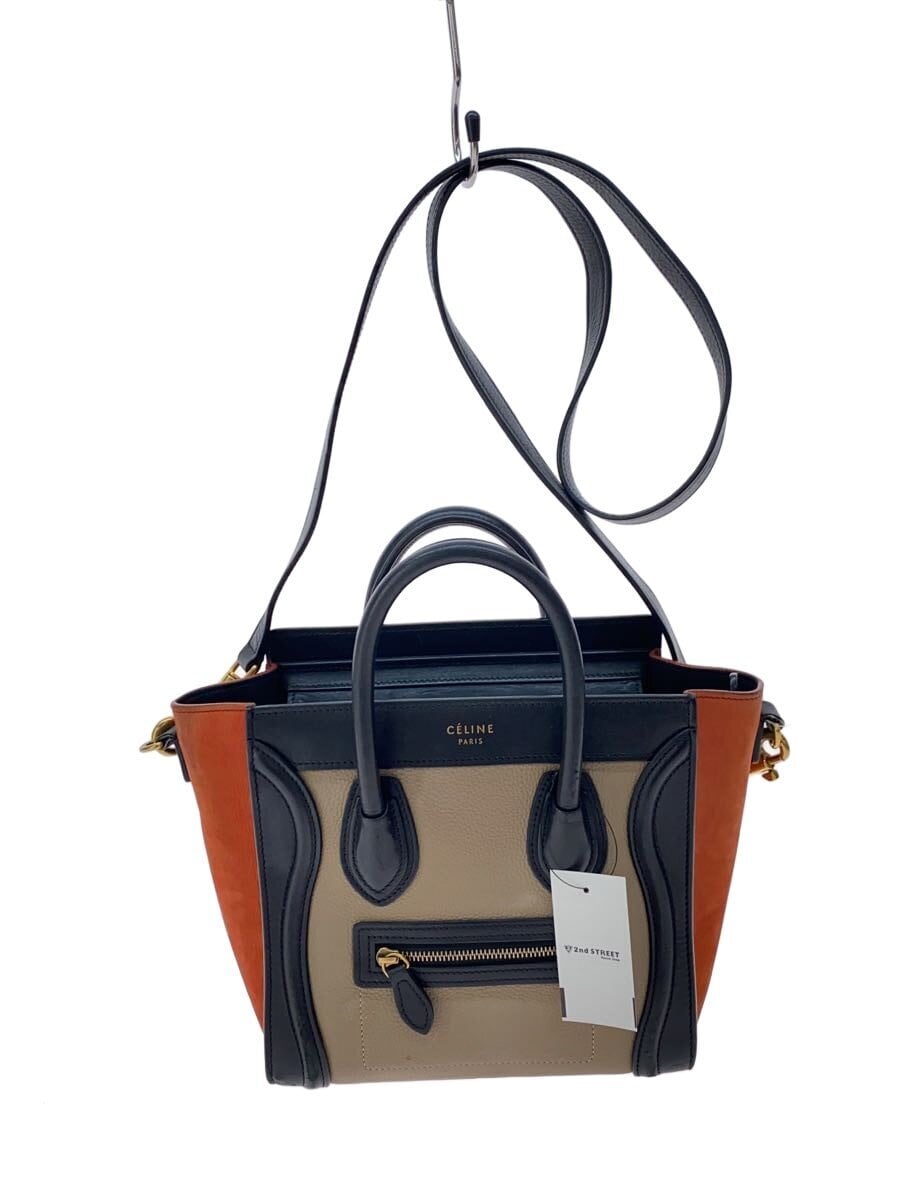 CELINE / ショルダーバッグ/レザー/マルチカラー